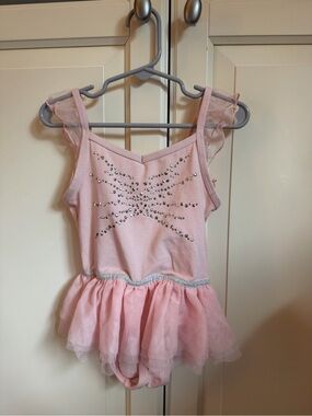 Cat & Jack Pink Sparkle Tulle Ballet Leo for Kids